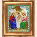 Рисунок на ткани бисером БЛАГОВЕСТ "Святая Троица" 20х25 см